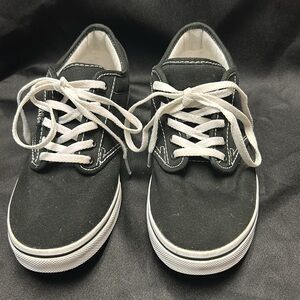 Lady Vans - Black, Low Tops